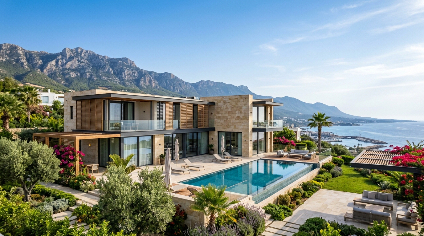 Kıbrıs Çelik Ev — Modern Hafif Çelik Villa
