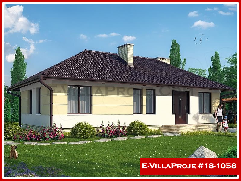 KCE-18.1058 102 m² hafif çelik ev mimari görselleştirmesi