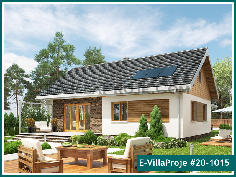 KCE-20.1015 104 m² hafif çelik ev mimari görselleştirmesi