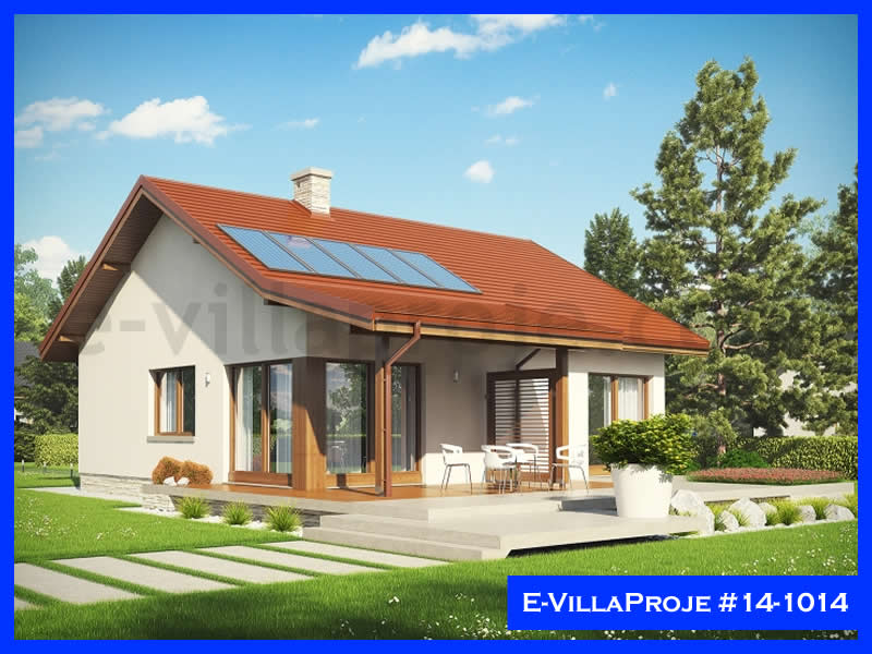 KCE-6174 104 m² hafif çelik ev mimari görselleştirmesi