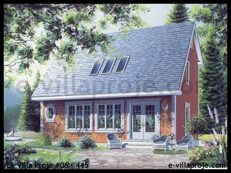 KCE-06.445 106 m² hafif çelik ev mimari görselleştirmesi