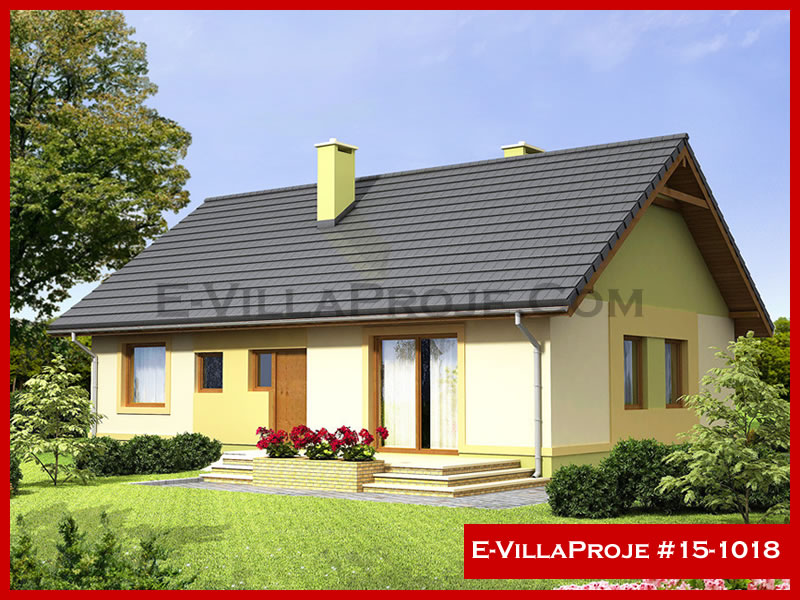 KCE-15.1018 106 m² hafif çelik ev mimari görselleştirmesi