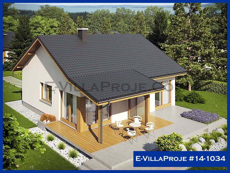 KCE-14.1034 106 m² hafif çelik ev mimari görselleştirmesi