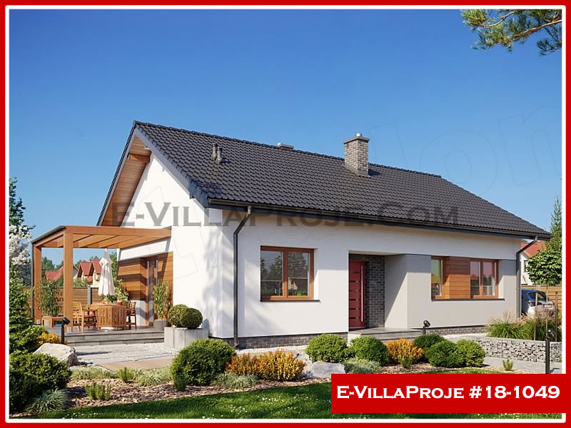 KCE-18.1049 106 m² hafif çelik ev mimari görselleştirmesi