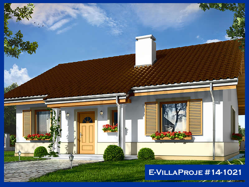 KCE-6469 108 m² hafif çelik ev mimari görselleştirmesi