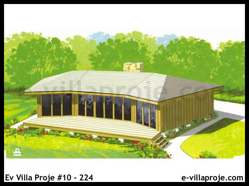 KCE-10.224 109 m² hafif çelik ev mimari görselleştirmesi