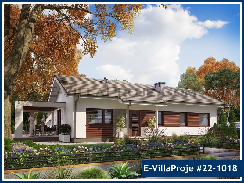 KCE-22.1018 109 m² Kıbrıs hafif çelik ev mimari görselleştirmesi