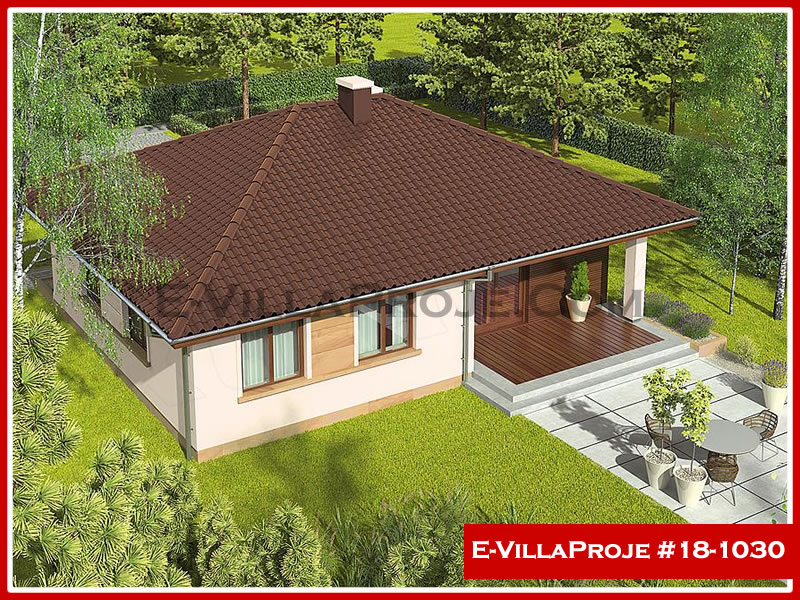 KCE-18.1030 111 m² hafif çelik ev mimari görselleştirmesi