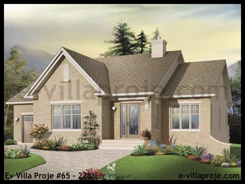 KCE-65.225 112 m² hafif çelik ev mimari görselleştirmesi