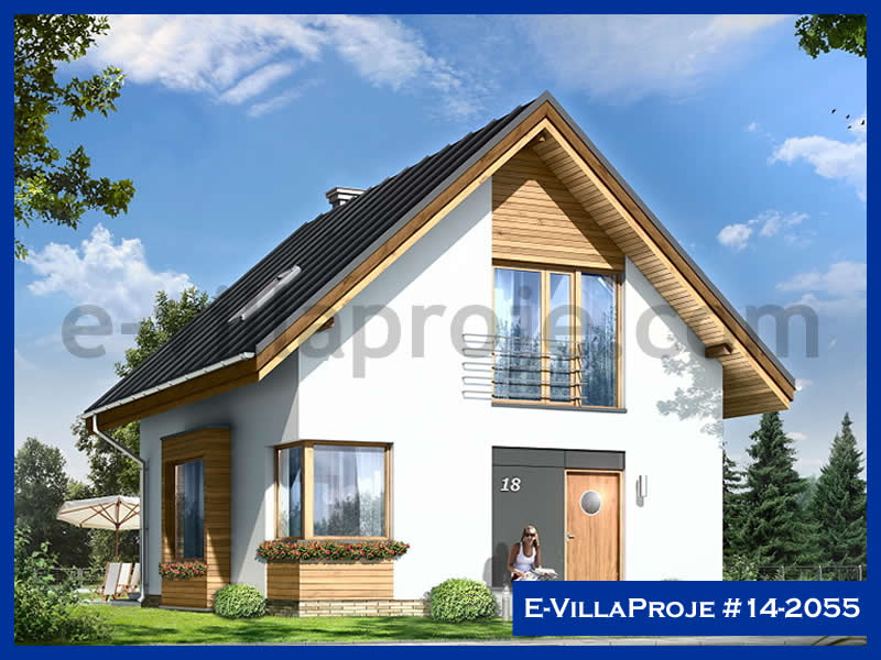 KCE-14.2055 113 m² hafif çelik ev mimari görselleştirmesi