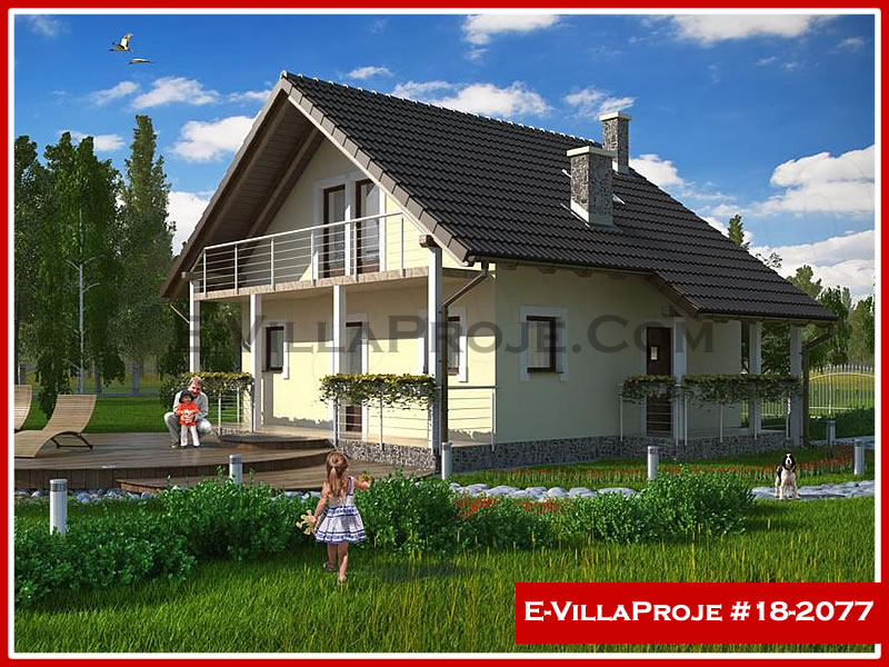 KCE-18.2077 114 m² hafif çelik ev mimari görselleştirmesi