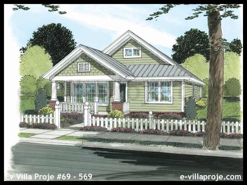 KCE-69.569 114 m² hafif çelik ev mimari görselleştirmesi