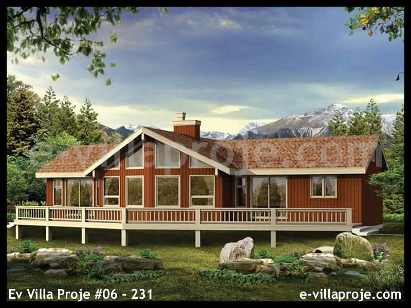 KCE-06.231 115 m² hafif çelik ev mimari görselleştirmesi