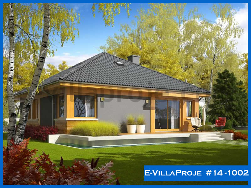 KCE-5888 115 m² hafif çelik ev mimari görselleştirmesi