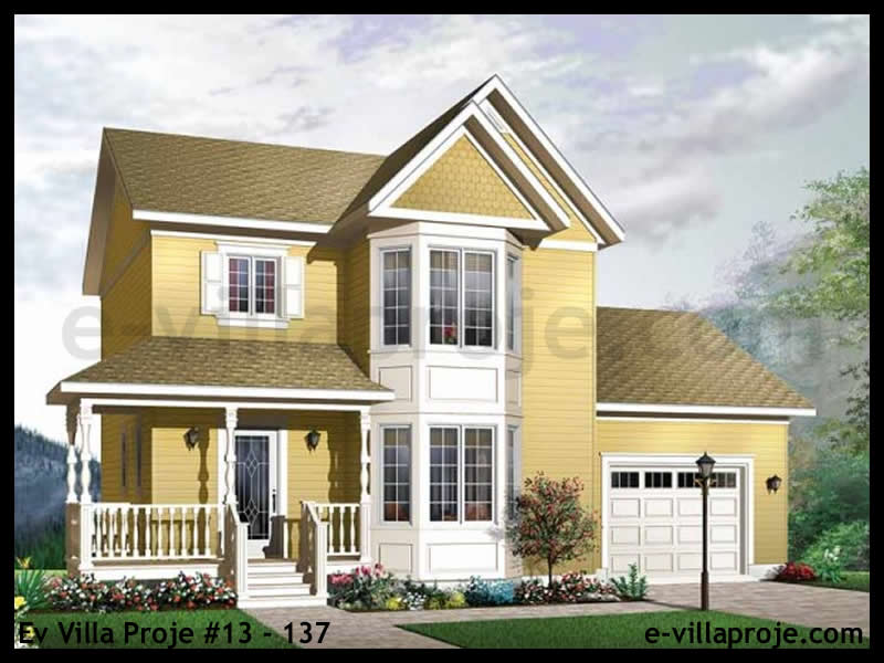 KCE-1106 116 m² hafif çelik ev mimari görselleştirmesi