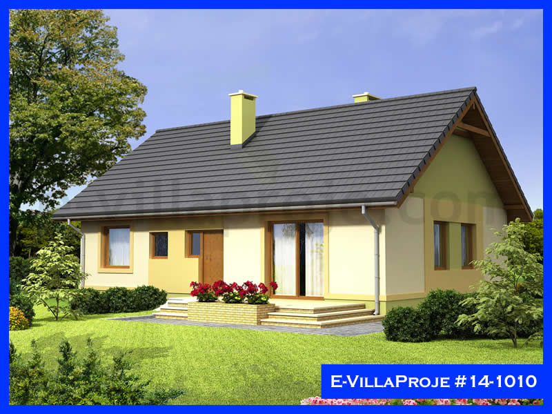 KCE-6078 116 m² hafif çelik ev mimari görselleştirmesi