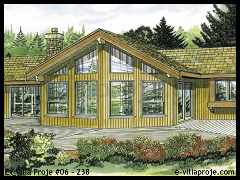 KCE-06.238 117 m² hafif çelik ev mimari görselleştirmesi