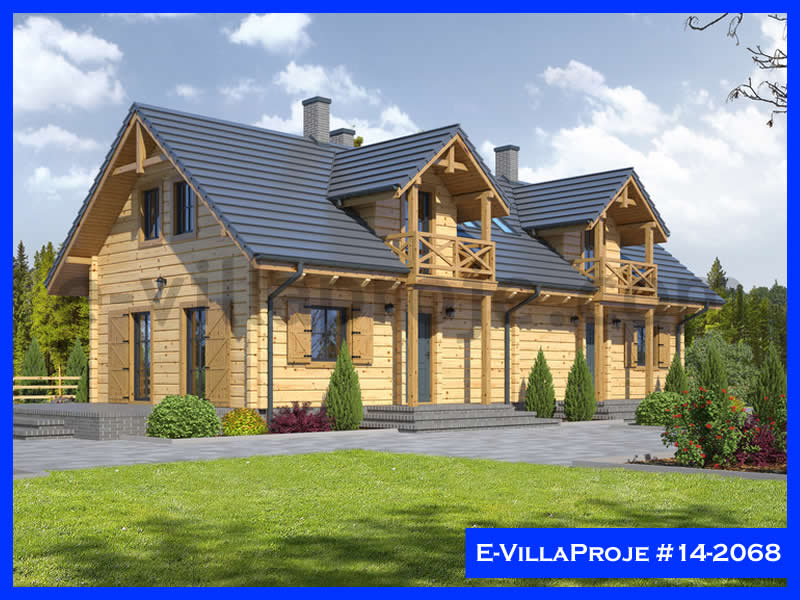 KCE-14.2068 118 m² hafif çelik ev mimari görselleştirmesi