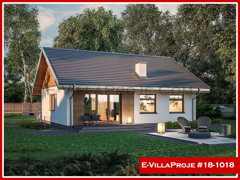 KCE-18.1018 118 m² hafif çelik ev mimari görselleştirmesi
