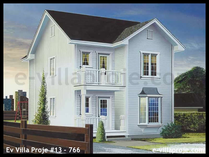 KCE-13.766 119 m² hafif çelik ev mimari görselleştirmesi