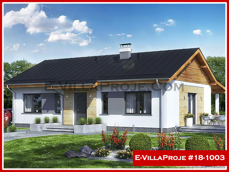 KCE-18.1003 119 m² hafif çelik ev mimari görselleştirmesi