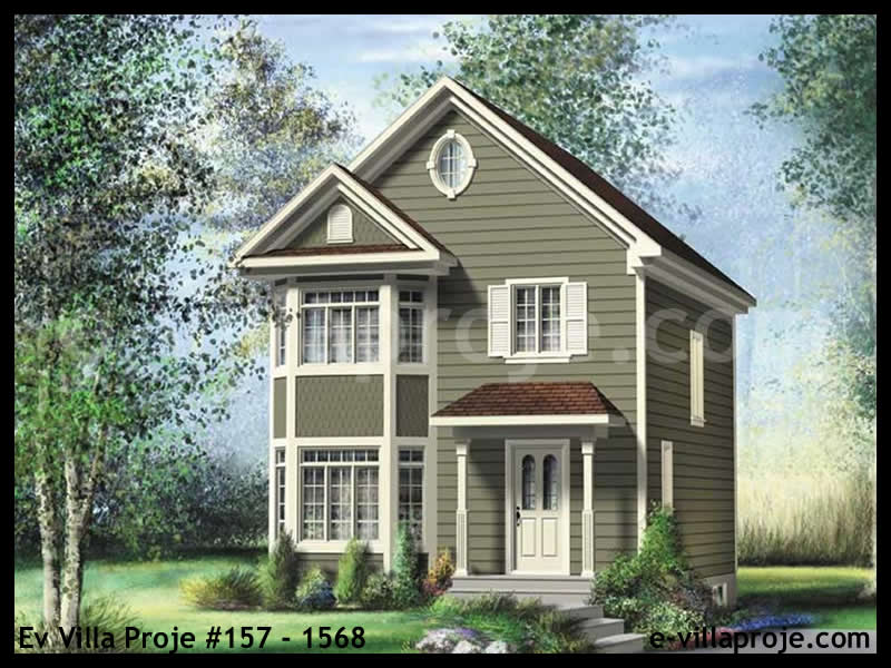 KCE-157.1568 122 m² hafif çelik ev mimari görselleştirmesi