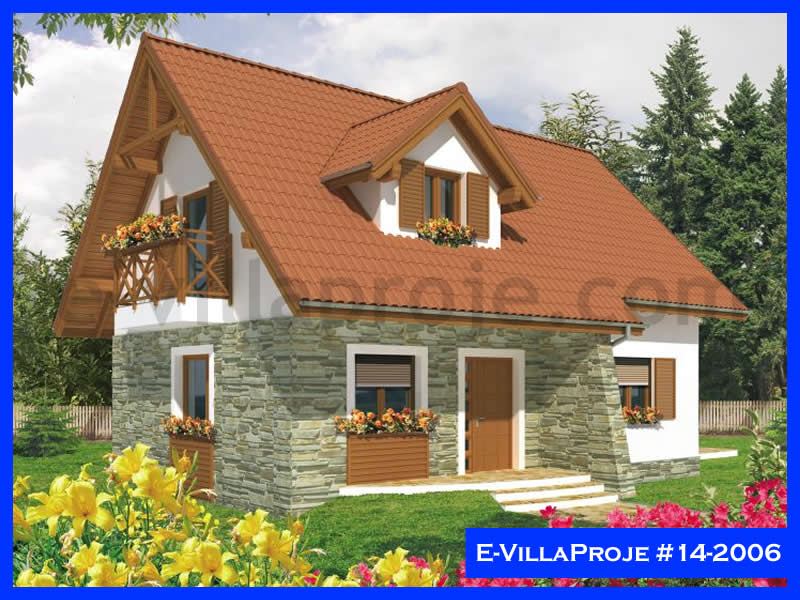 KCE-5946 124 m² hafif çelik ev mimari görselleştirmesi