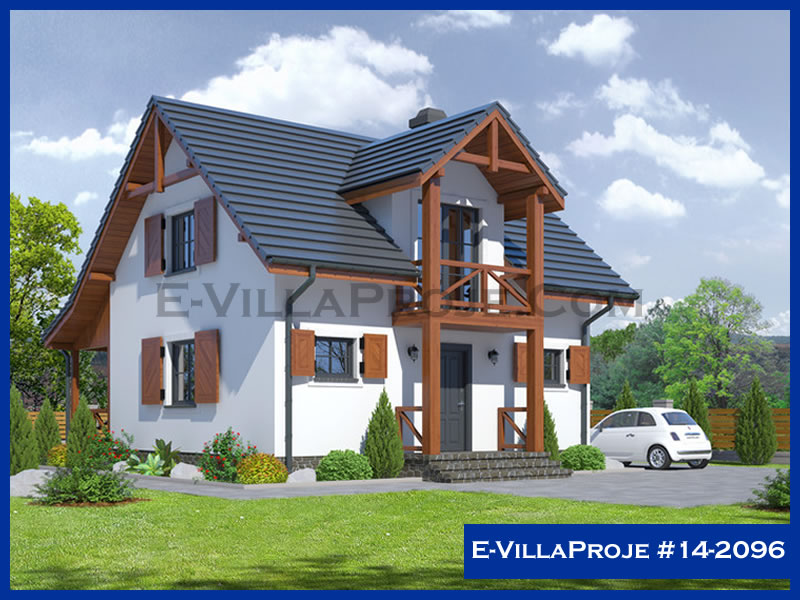 KCE-14.2096 128 m² hafif çelik ev mimari görselleştirmesi