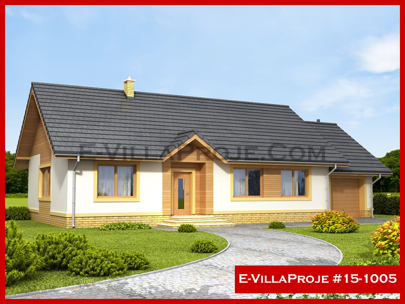 KCE-15.1005 128 m² hafif çelik ev mimari görselleştirmesi
