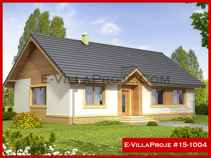 KCE-15.1004 128 m² hafif çelik ev mimari görselleştirmesi