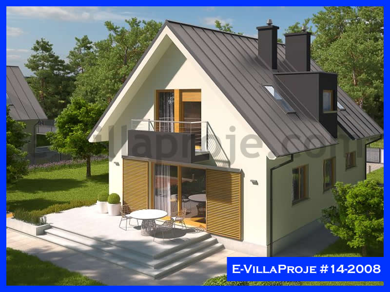 KCE-14.2008 129 m² hafif çelik ev mimari görselleştirmesi