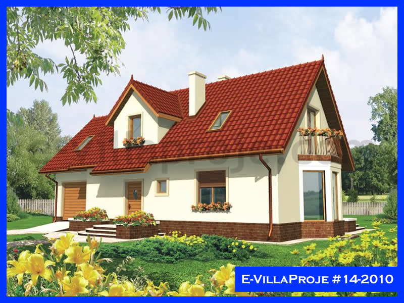 KCE-6025 129 m² hafif çelik ev mimari görselleştirmesi