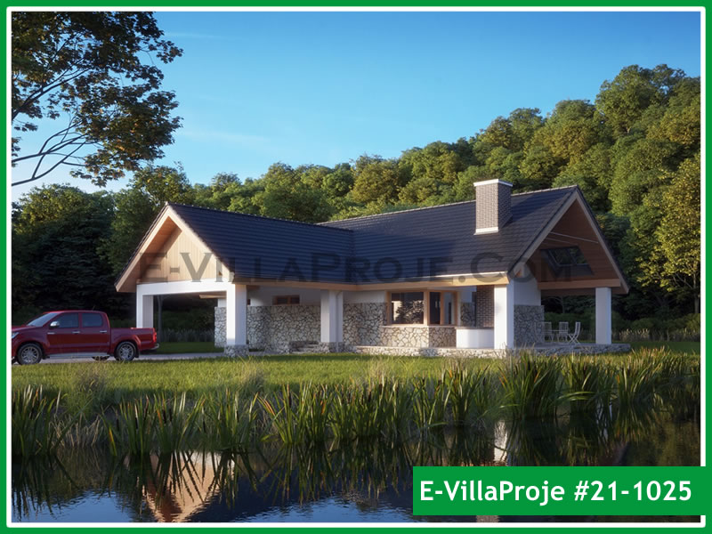 KCE-21.1025 129 m² hafif çelik ev mimari görselleştirmesi