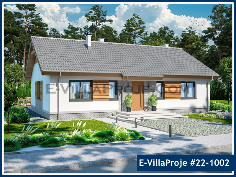 KCE-22.1002 129 m² hafif çelik ev mimari görselleştirmesi
