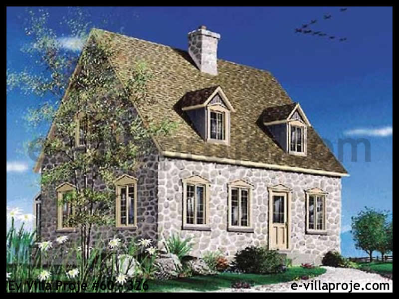 KCE-60.326 130 m² hafif çelik ev mimari görselleştirmesi