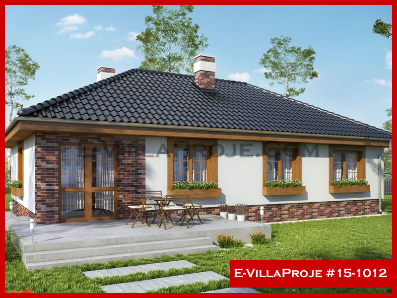 KCE-15.1012 130 m² hafif çelik ev mimari görselleştirmesi