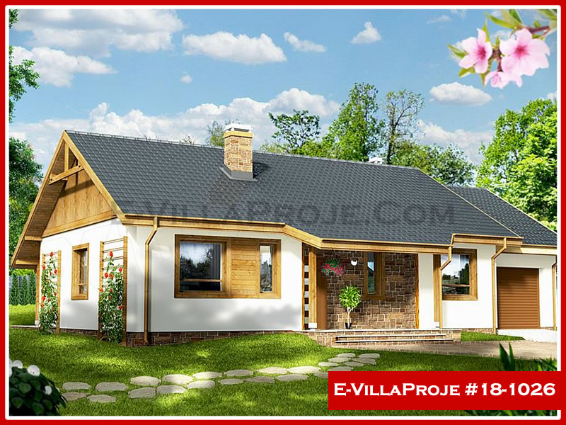 KCE-18.1026 130 m² hafif çelik ev mimari görselleştirmesi