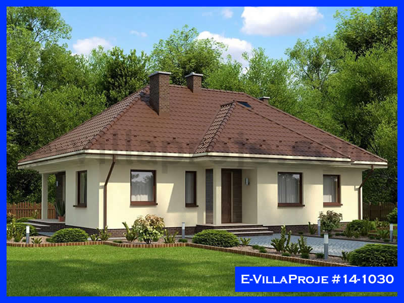 KCE-14.1030 130 m² hafif çelik ev mimari görselleştirmesi