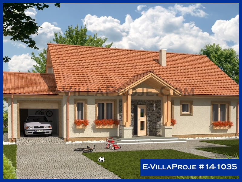 KCE-14.1035 130 m² hafif çelik ev mimari görselleştirmesi