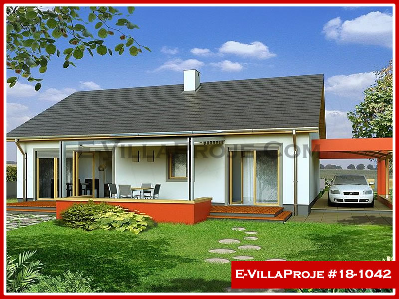 KCE-18.1042 131 m² hafif çelik ev mimari görselleştirmesi