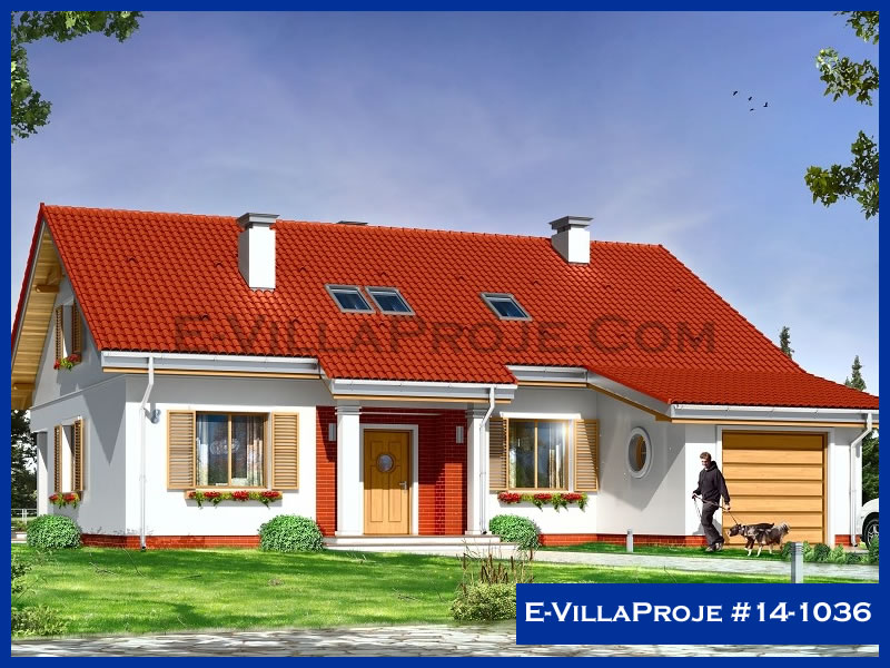 KCE-14.1036 132 m² hafif çelik ev mimari görselleştirmesi