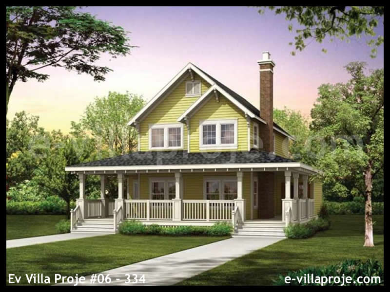 KCE-06.334 134 m² hafif çelik ev mimari görselleştirmesi