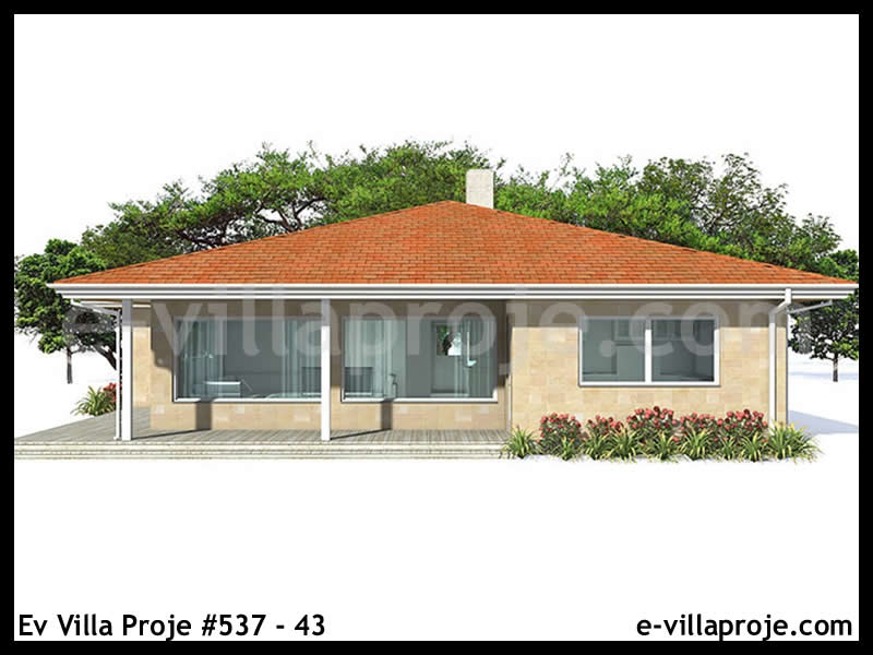 KCE-537.43 134 m² hafif çelik ev mimari görselleştirmesi