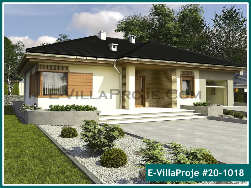 KCE-20.1018 134 m² hafif çelik ev mimari görselleştirmesi