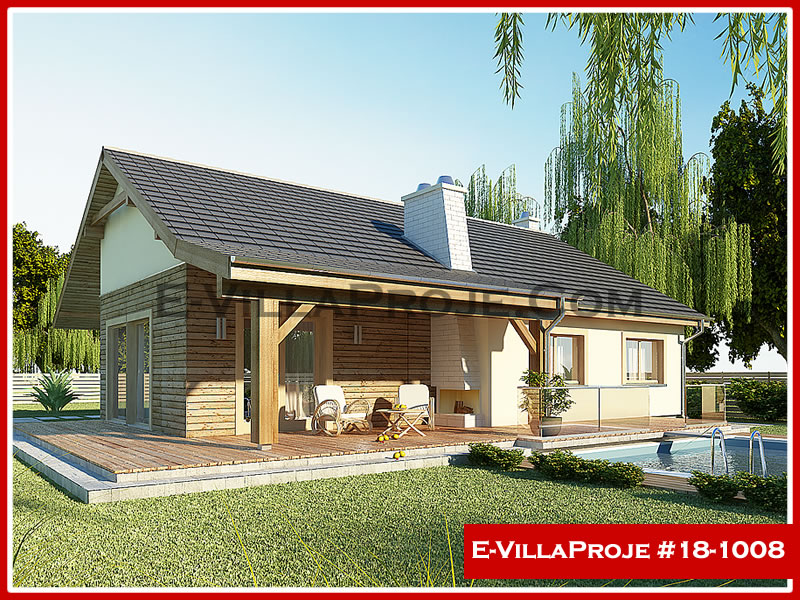 KCE-18.1008 136 m² hafif çelik ev mimari görselleştirmesi