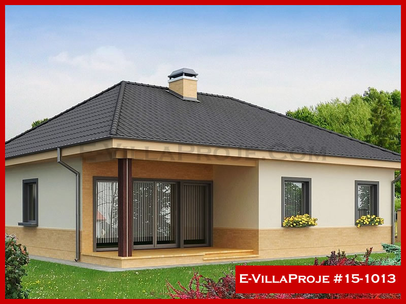 KCE-15.1013 138 m² hafif çelik ev mimari görselleştirmesi