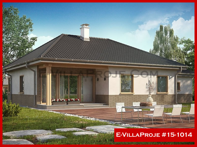 KCE-15.1014 138 m² hafif çelik ev mimari görselleştirmesi