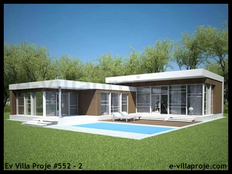 KCE-552.2 139 m² hafif çelik ev mimari görselleştirmesi
