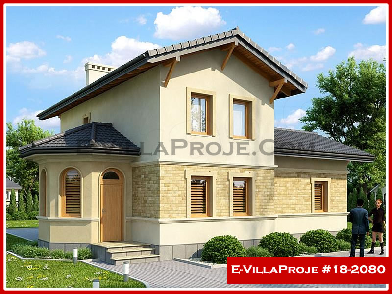KCE-17165 140 m² hafif çelik ev mimari görselleştirmesi