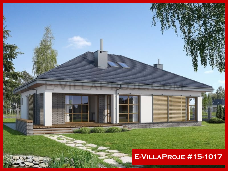 KCE-9360 140 m² hafif çelik ev mimari görselleştirmesi